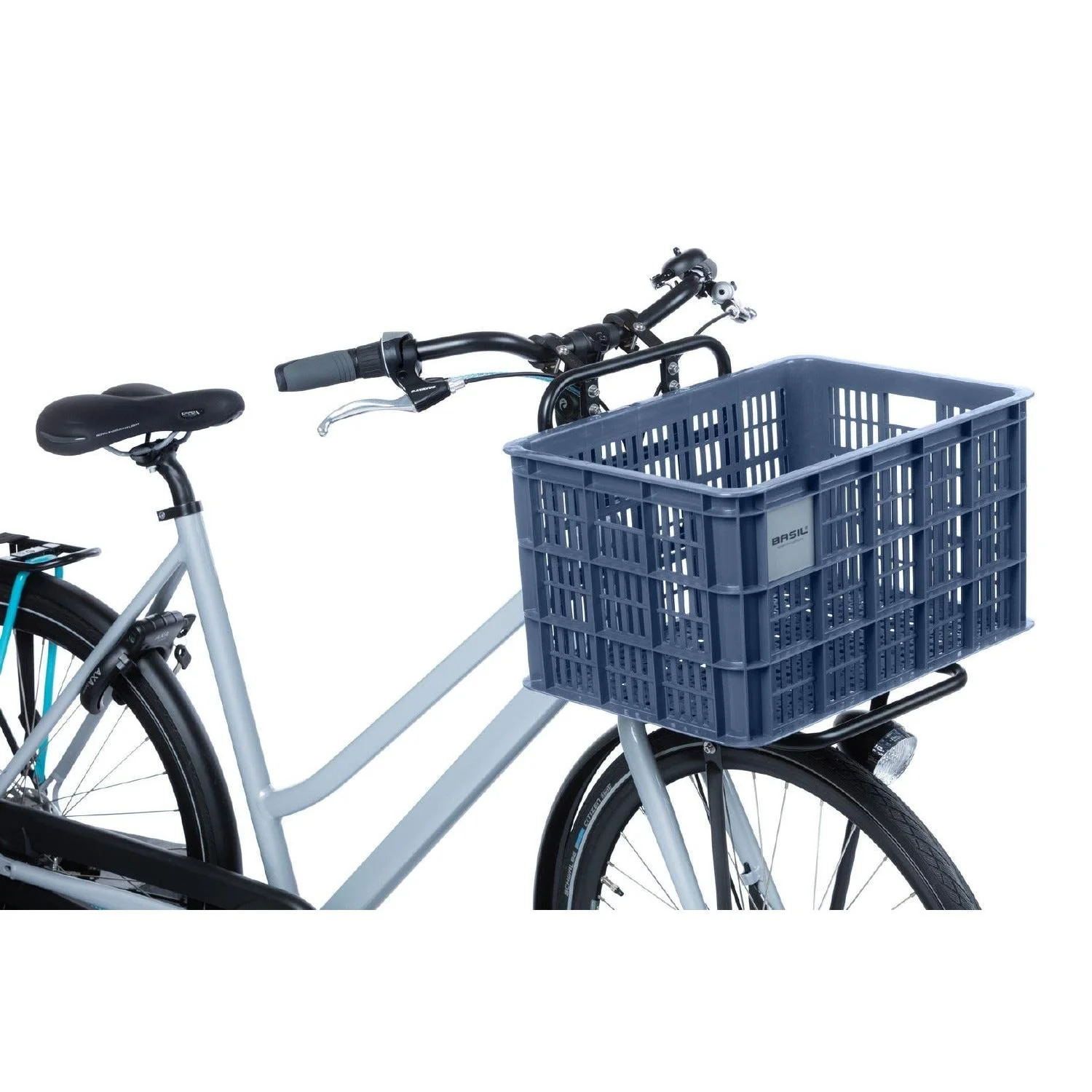 Basil Bicycle Crate 40L Blue Stone - Image 3