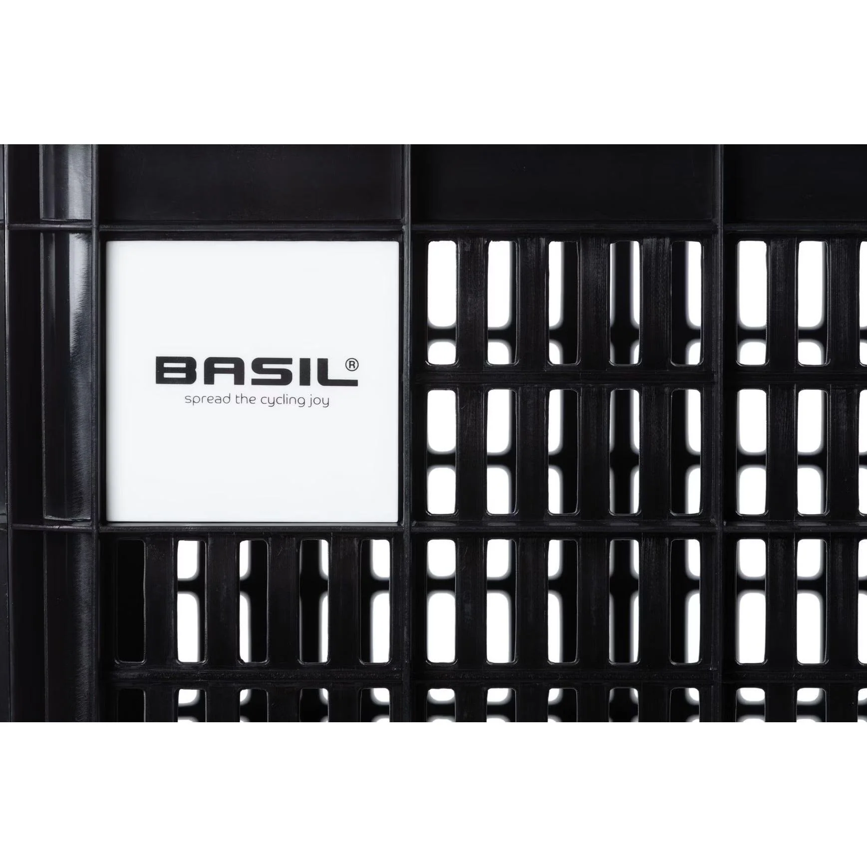 Basil Bicycle Crate MIK Large 40L Recycled Plastic Black - Image 3