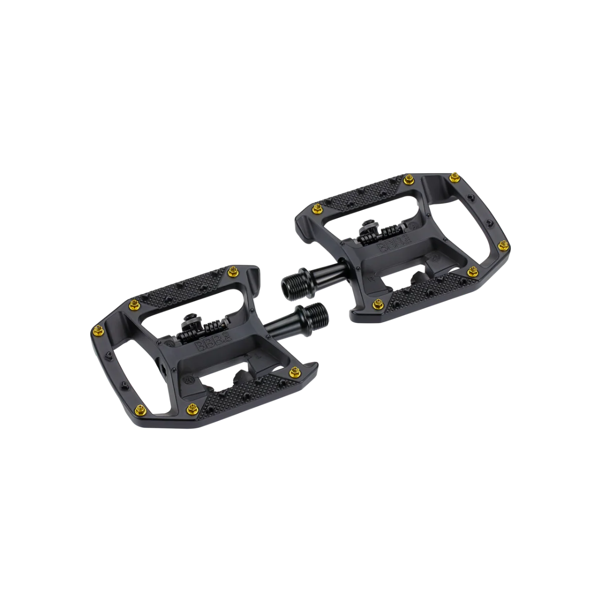 BBB DualChoice MTB SPD & Flat Trail Pedals Black - Image 3