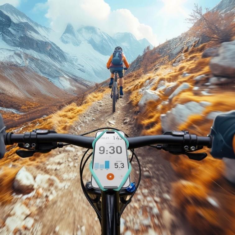 Bone Bike Tie 5 Pro Stem Phone Holder Black - Image 3