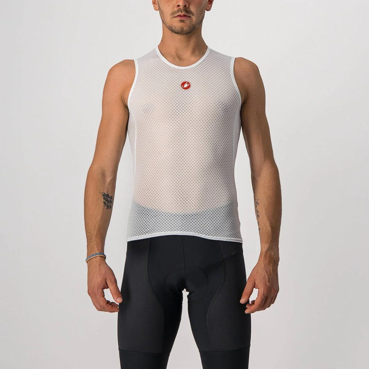 Castelli Pro Issue Sleeveless Base Layer White - Image 3