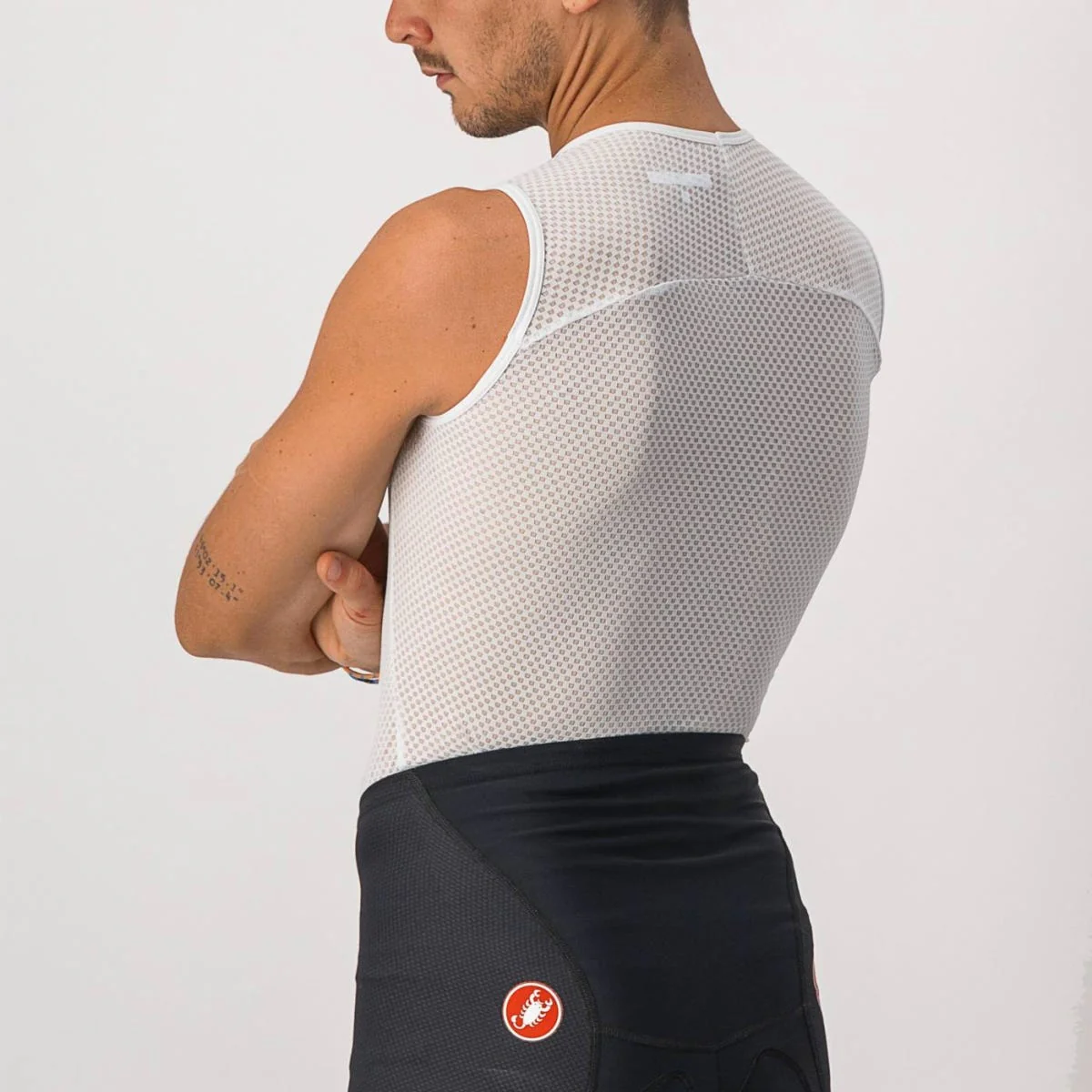 Castelli Pro Issue Sleeveless Base Layer White - Image 4