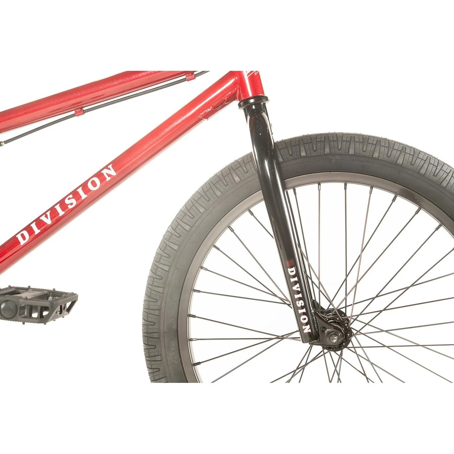 Division Blitzer 20'' BMX Bike Metal Red - Image 3