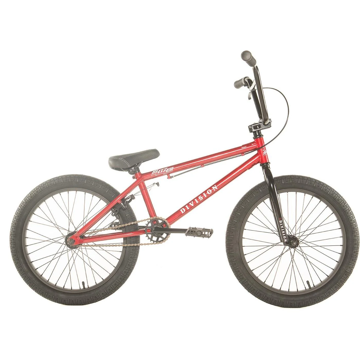 Division Blitzer 20'' BMX Bike Metal Red - Image 4