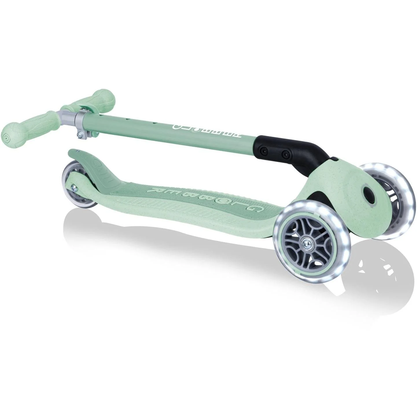Globber Ecologic Primo Foldable Scooter With Lights Pistachio - Image 7