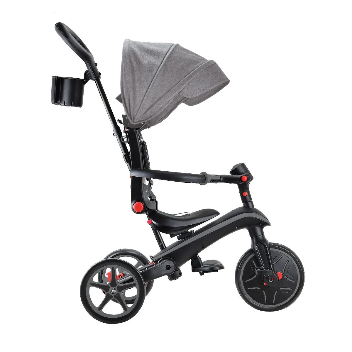 Globber Explorer Foldable 4in1 Kids Trike Grey - Image 5