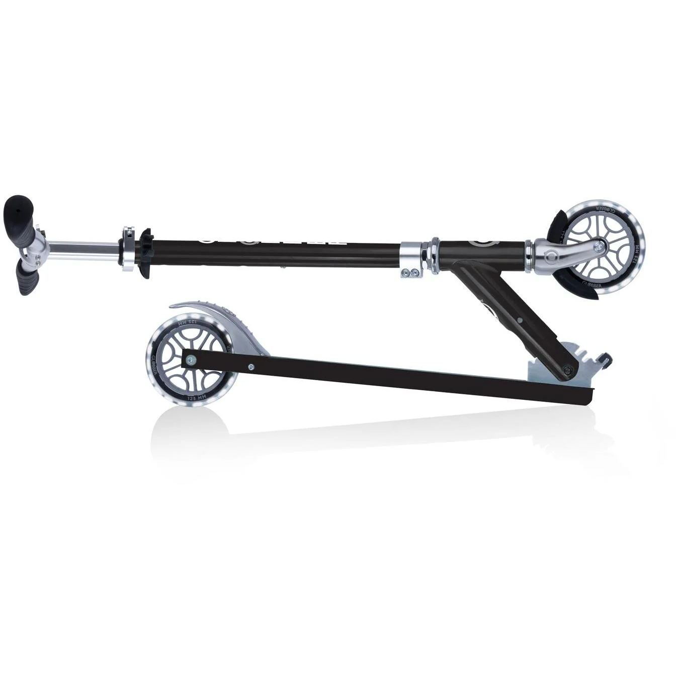 Globber Flow Element Kids Scooter with Light Up Wheels Black - Image 5