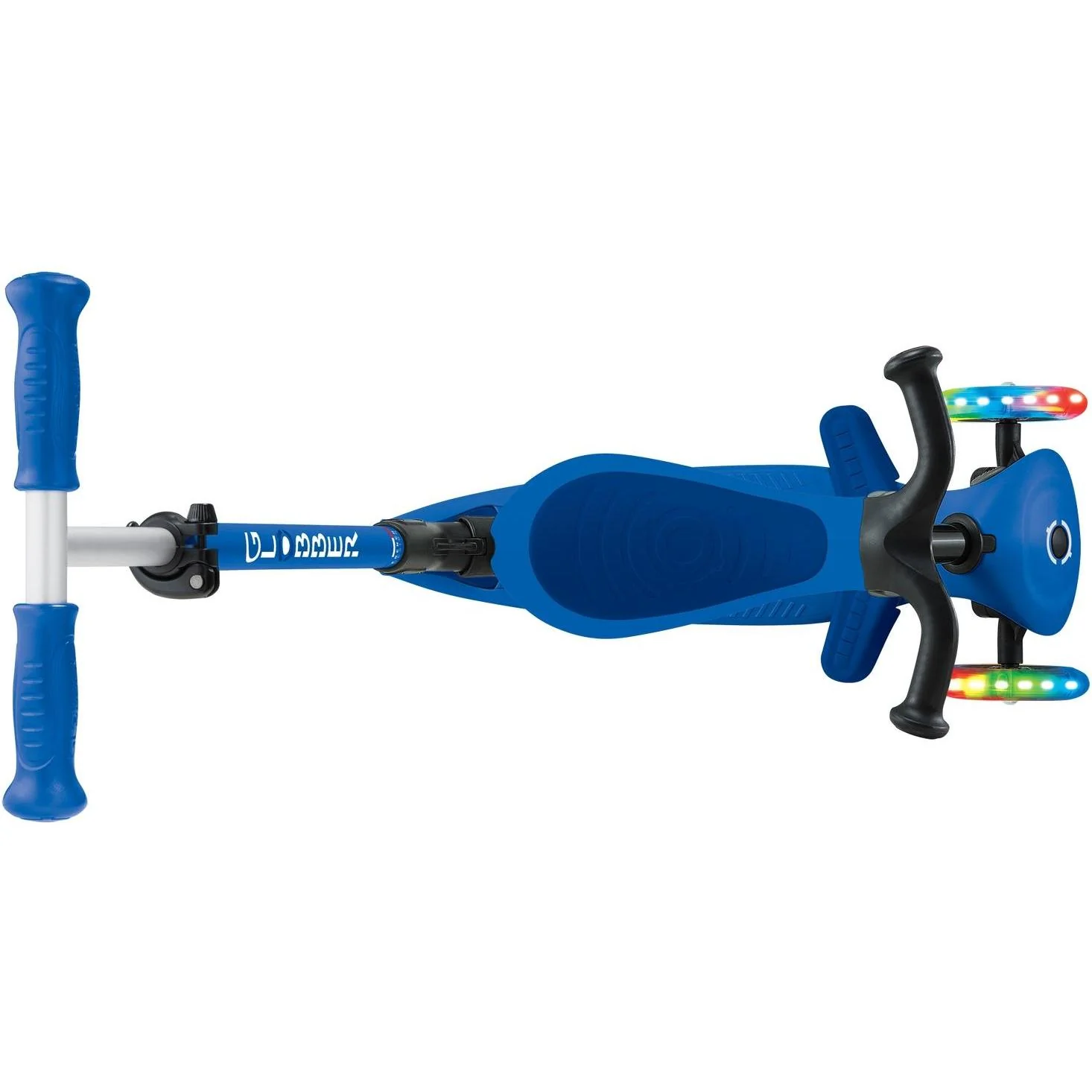 Globber Go Up Foldable Plus Lights 3 Wheel Kids Scooter Blue - Image 8