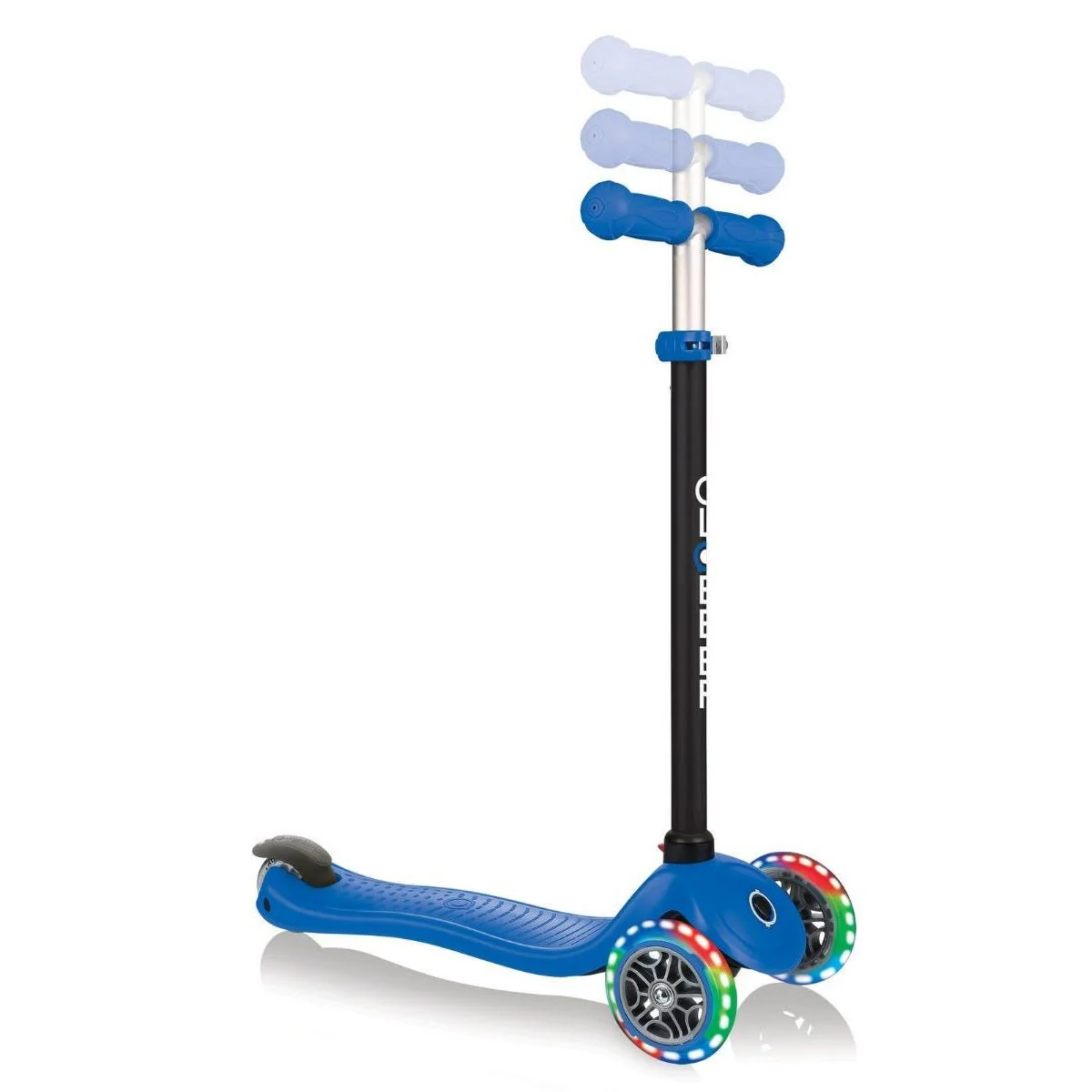 Globber Go Up Sporty Kids Scooter w/ Lights Blue - Image 3