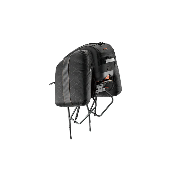 Ibera Pak Rak Multi Mount Expandable Pannier Bag 21L Black - Image 4