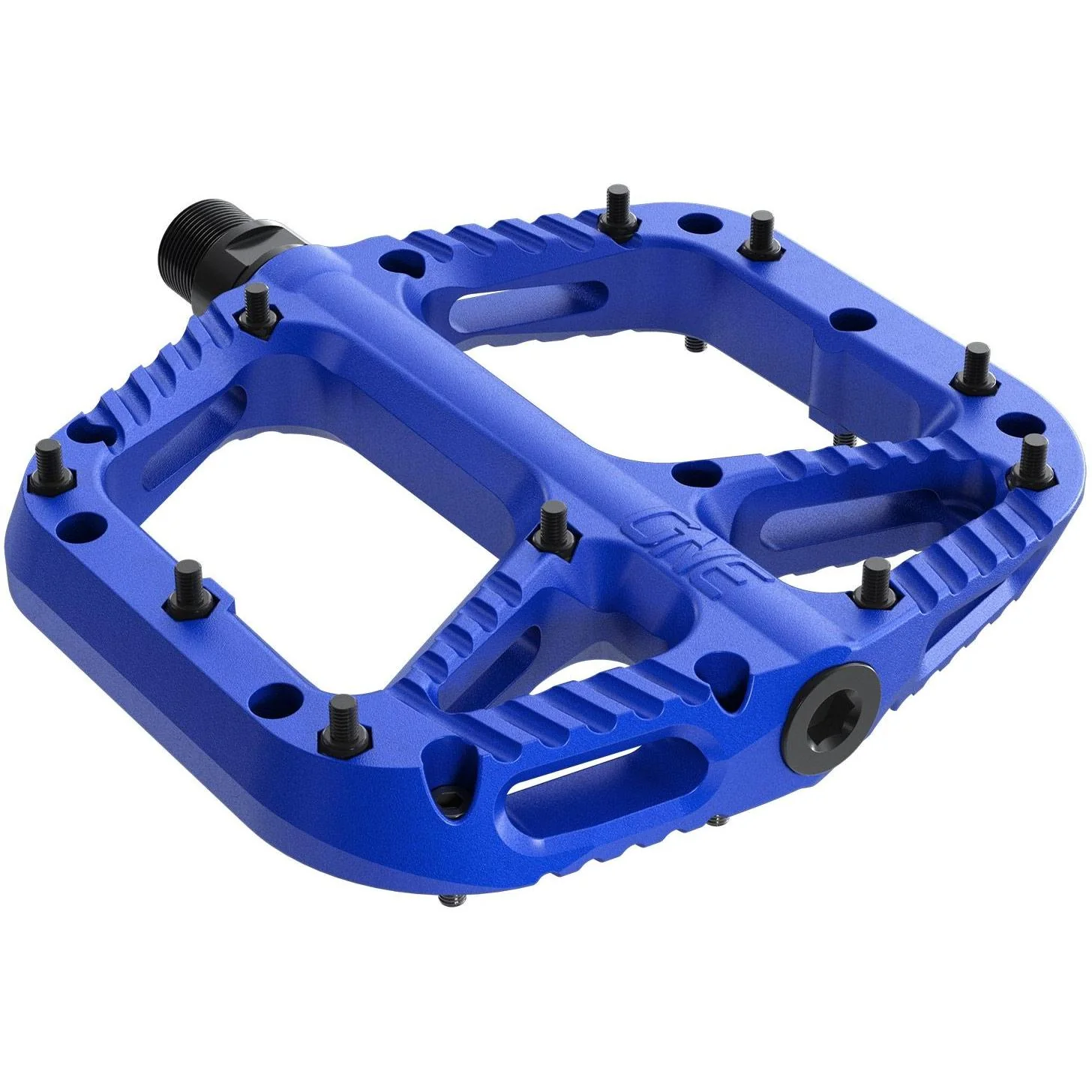 OneUp Components Composite Flat Pedals Blue - Image 3