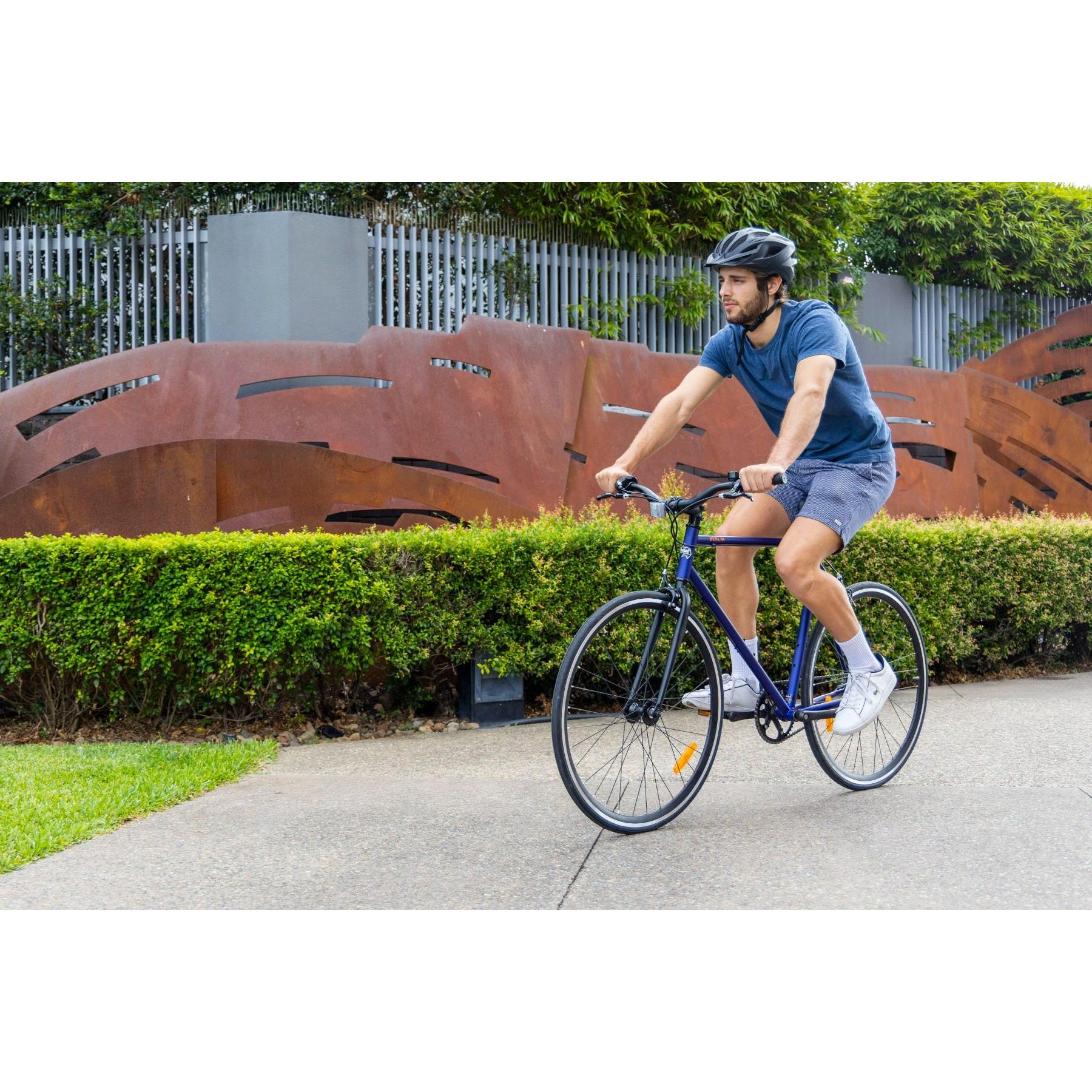 Pedal Messenger 3 Berlin Flat Bar Road Bike Midnight Blue - Image 10