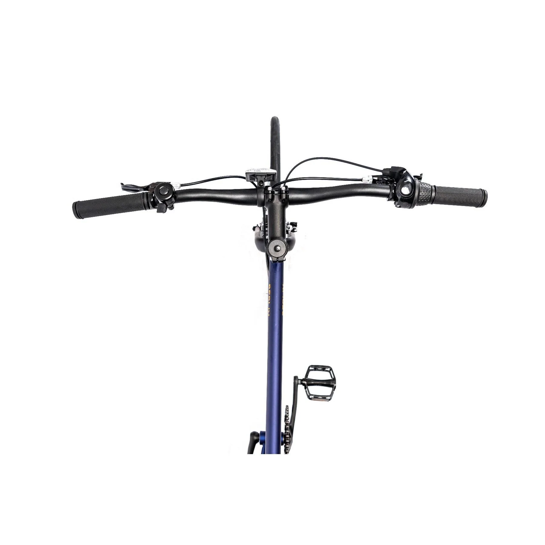 Pedal Messenger 3 Berlin Flat Bar Road Bike Midnight Blue - Image 4