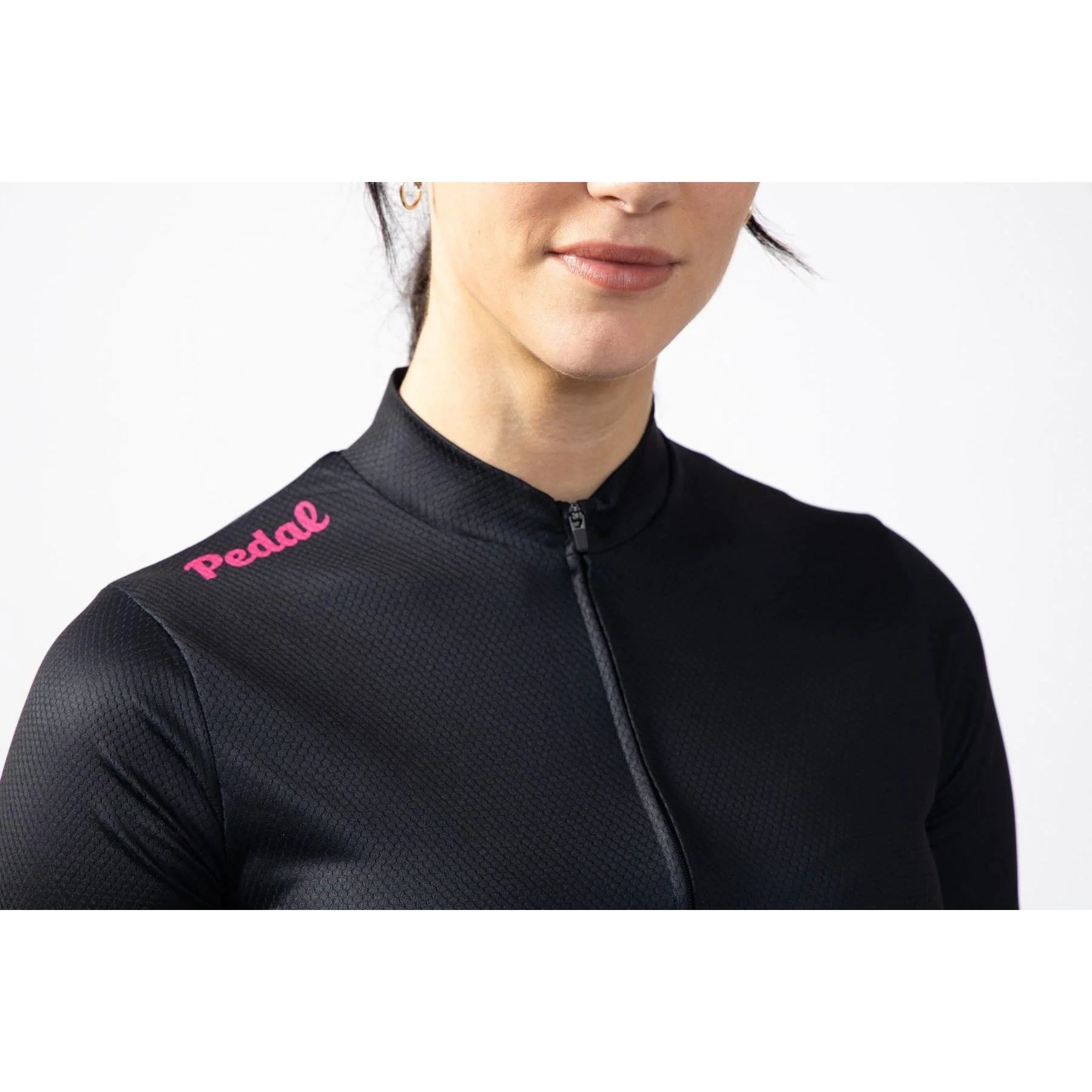 Pedal Womens Short Sleeve Jersey Black Pink - Image 6