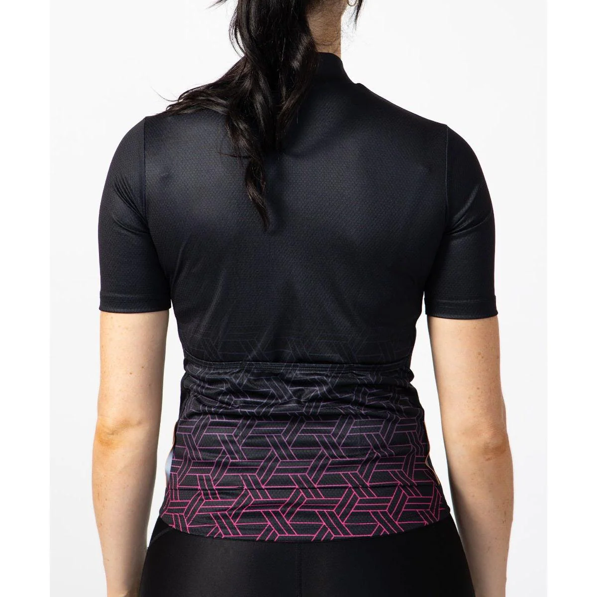 Pedal Womens Short Sleeve Jersey Black Pink - Image 8