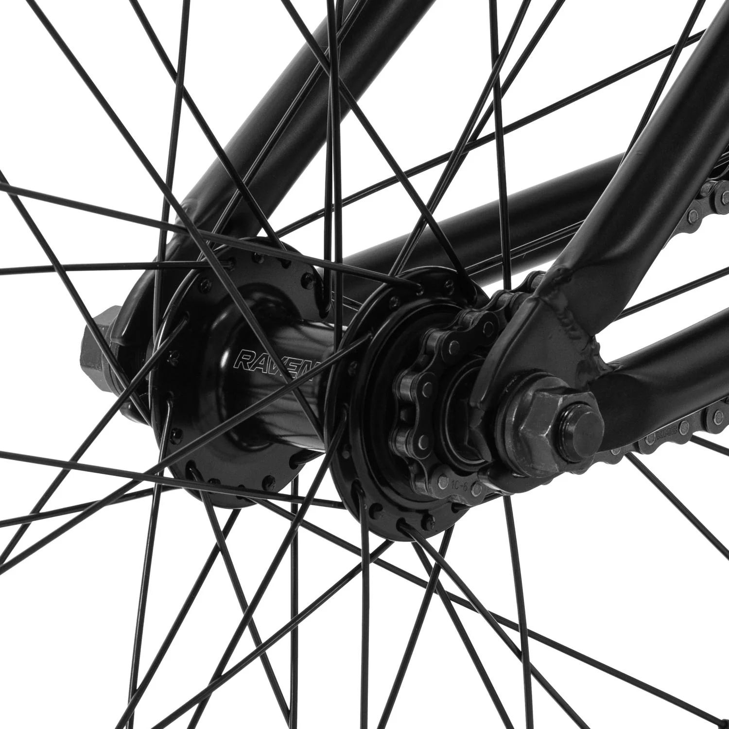 Raven Trickster 20'' BMX Bike Gloss Black - Image 3