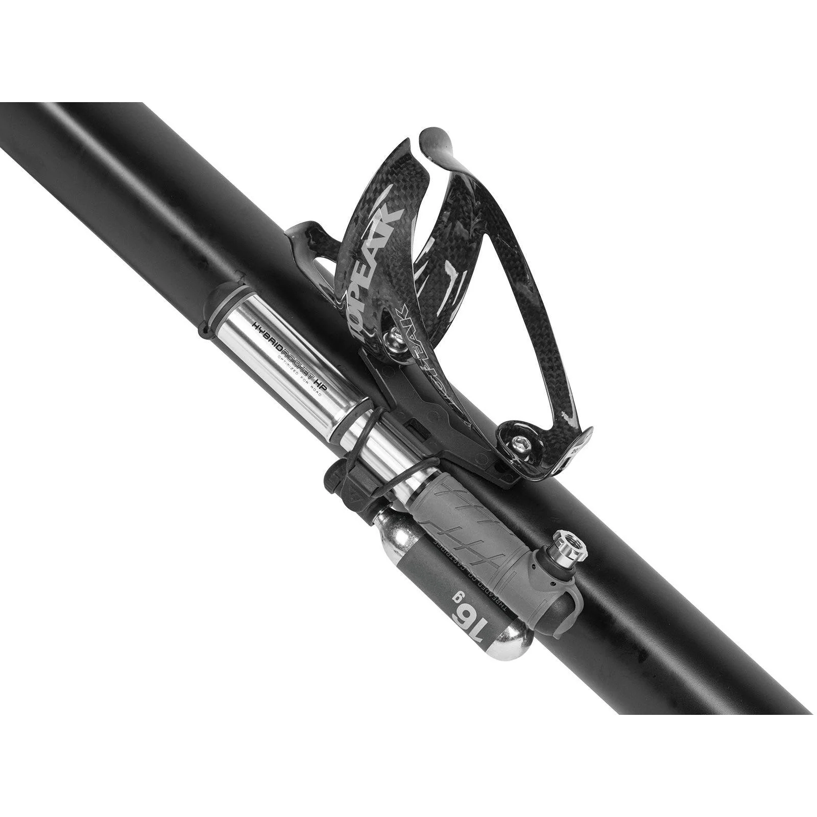 Topeak Hybridrocket HP Hand Pump and CO2 Inflator Silver - Image 4