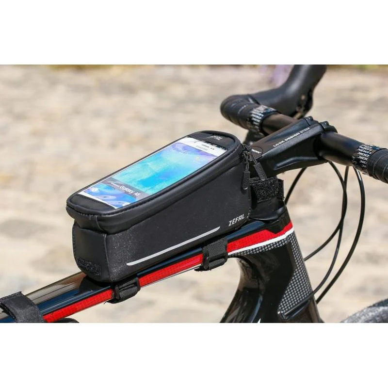 Zefal Console Pack T1 Top Tube Bag with Smartphone Compartment 0.8L Black - Image 3